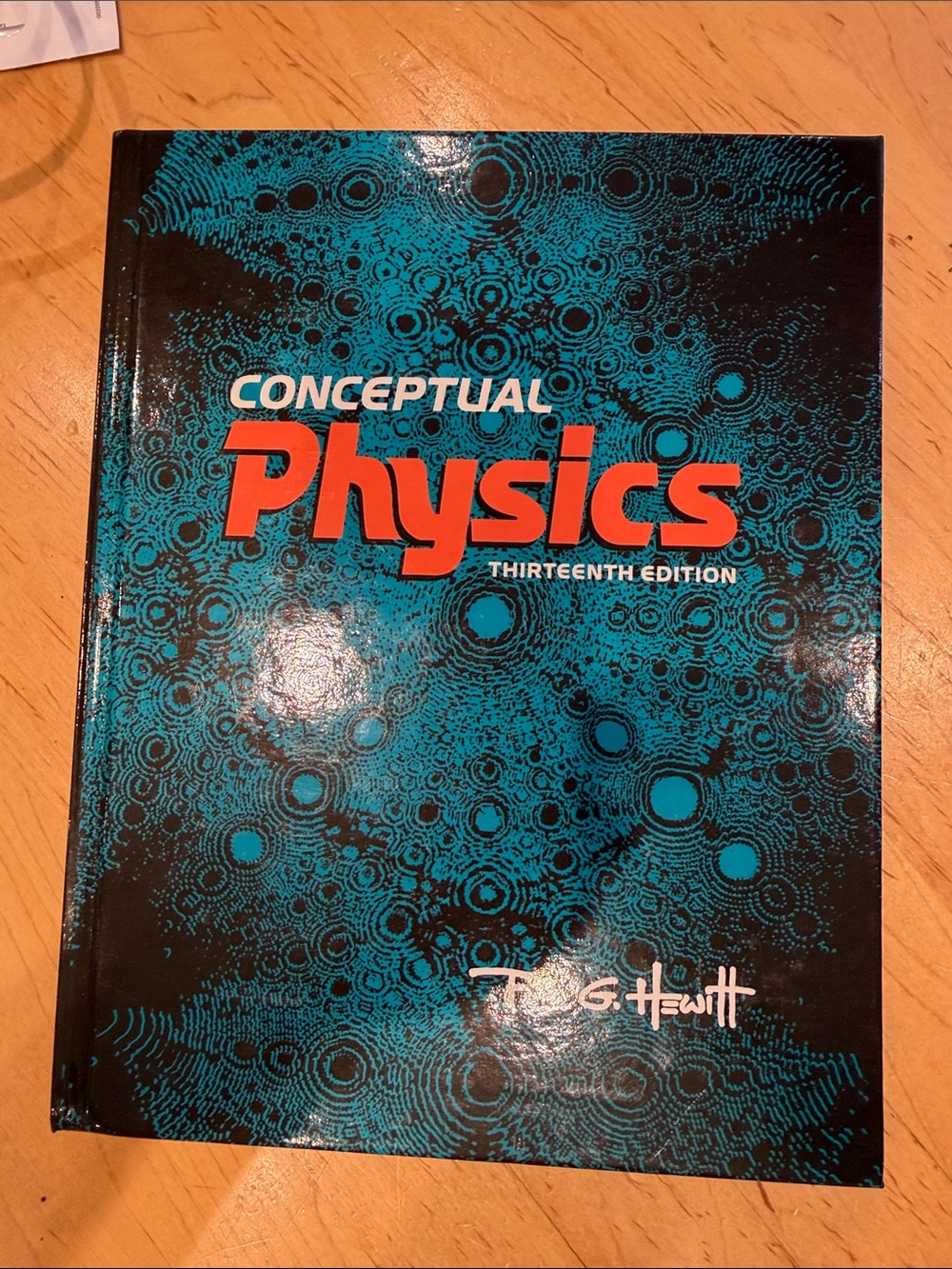 Conceptual Physics Thirteenth Edition Textbook by Paul G. Hewitt - Pearson